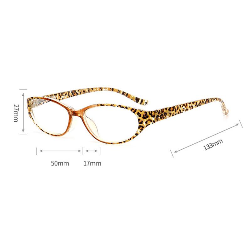 Miesten Naisten Leopard Resin Presbyopic-lasit