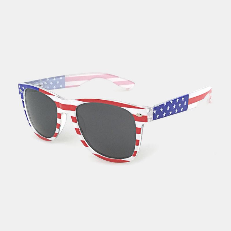 Unisex Patriotic Polarspex Polarisoidut 80-luvun Retrotrendikkäät Tyylikkäät Aurinkolasit