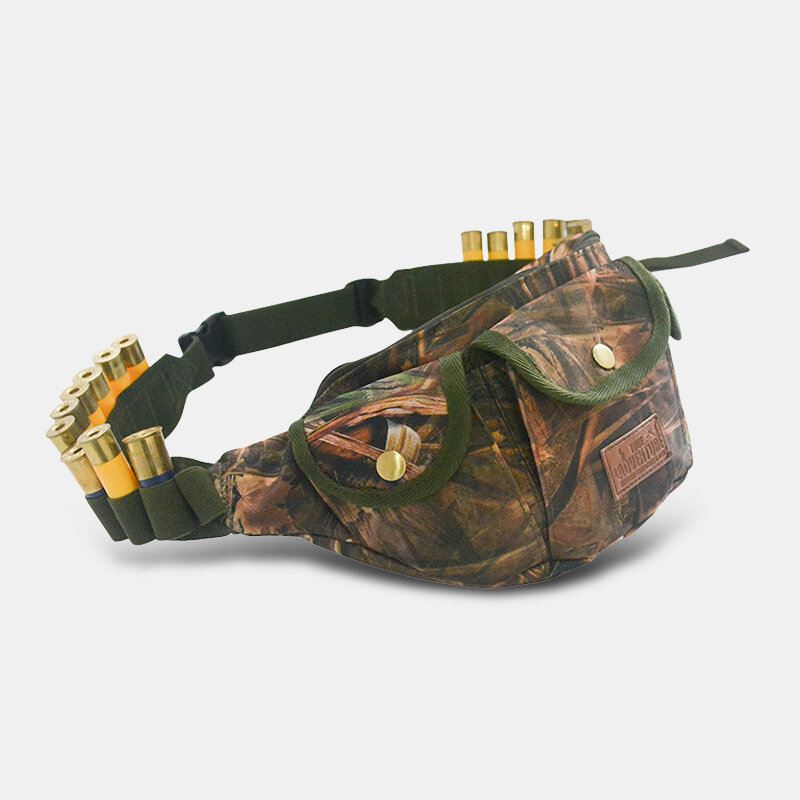 Miesten Oxford Camouflages Monitoimiset Outdoor Metsästys Vyötärölaukku Säädettävä Tactical Laukku