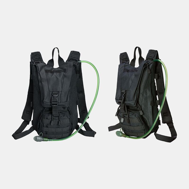 Miesten Oxford Cloth Tactical Naamiointi Outdoor Ratsastus Kiipeily Urheilu Vesipullo Taskureppu