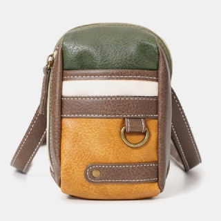 Miesten Miniompeleet Värilliset Casual Crossbody Laukut Irrotettava Olkahihna Täysin Sopiva 6.5 Tuuman Puhelinlaukku