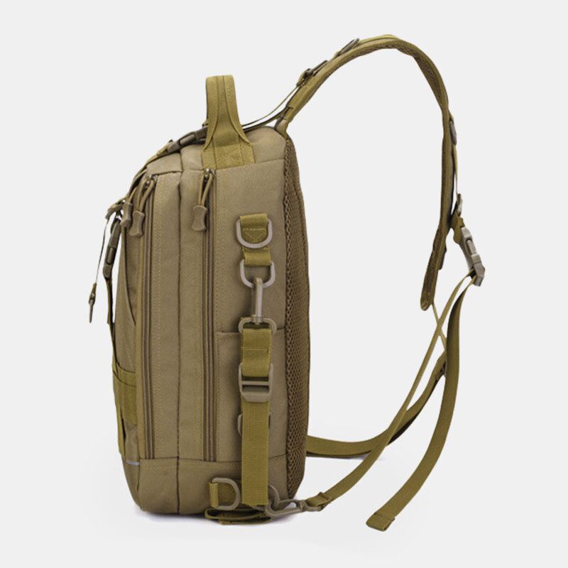 Miesten Oxford Camo Monitoiminen Vedenpitävä Outdoor Urheilu Ratsastus Taktinen Olkalaukku Crossbody Bag Rintalaukku