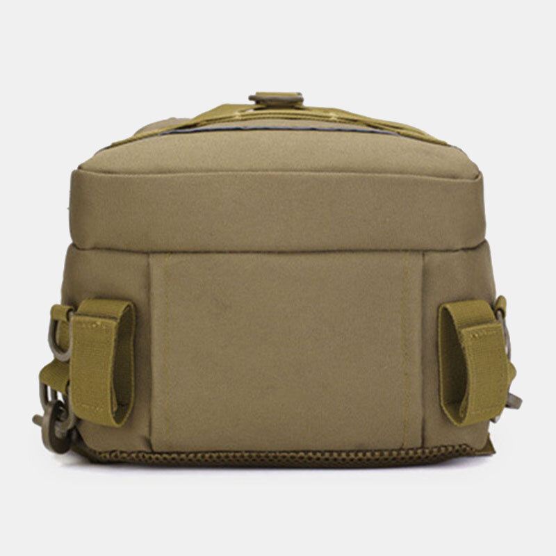 Miesten Oxford Camo Monitoiminen Vedenpitävä Outdoor Urheilu Ratsastus Taktinen Olkalaukku Crossbody Bag Rintalaukku