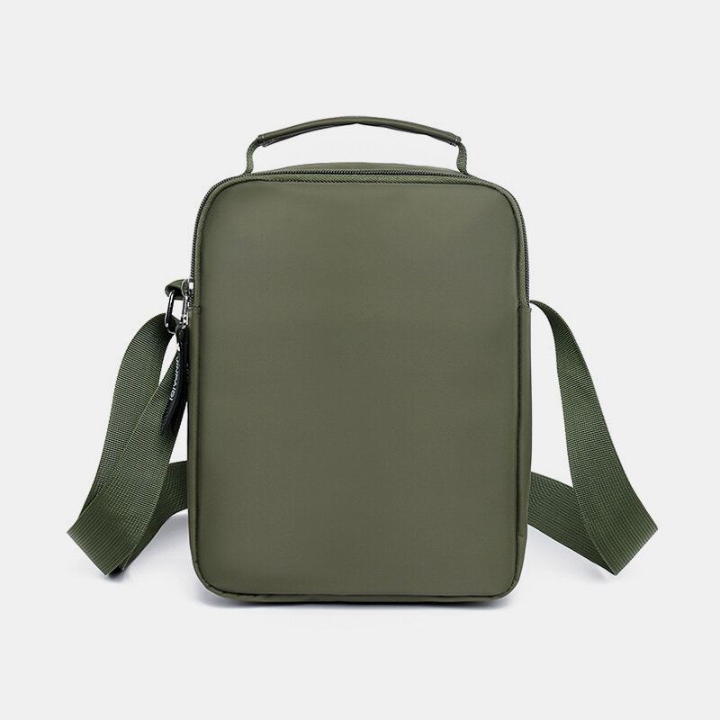 Miesten Oxford Cloth Monitaskuinen Suuri Tilavuus Monikerroksinen Vedenpitävä Crossbody Laukku Olkalaukku