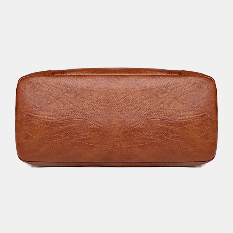 Naiset Pu Nahka Suuri Kapasiteetti Retro 6.3 Tuuman Monitaskuinen Puhelinlaukku Pehmeä Crossbody Laukut Olkalaukku