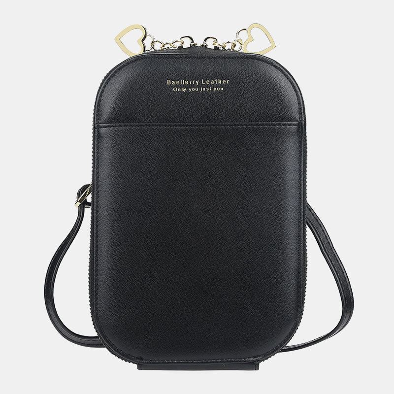 Naisten 4 Korttipaikkaa 6.5 Tuuman Puhelinlaukku Soikea Laukku Crossbody Bag