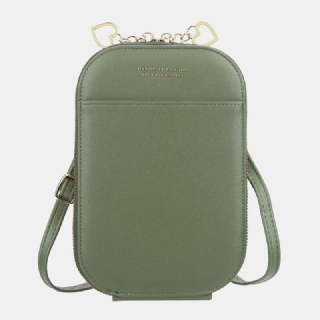 Naisten 4 Korttipaikkaa 6.5 Tuuman Puhelinlaukku Soikea Laukku Crossbody Bag