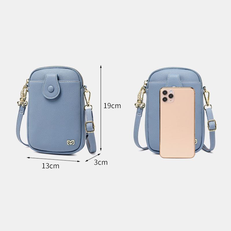 Naisten 6.3 Tuuman Iphone Kiinteä Vedenpitävä Crossbody Laukku Puhelinlaukku