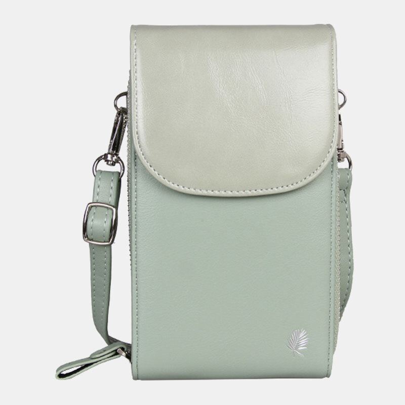 Naisten 8 Korttipaikkaa Puhelinlaukku Kiinteä Crossbody Laukku Olkalaukku