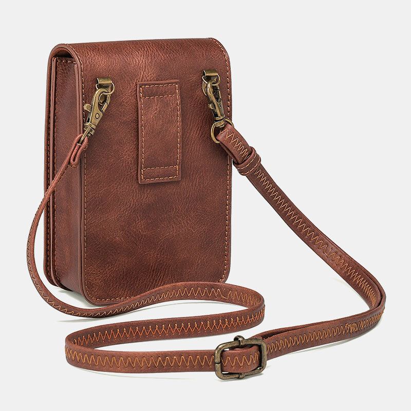 Naisten Irrotettava Olkahihna Hardware Niitti Decor Käärmekuvioinen Läppä Magneettinen Lukko Design Crossbody Laukku Vyötärölaukku