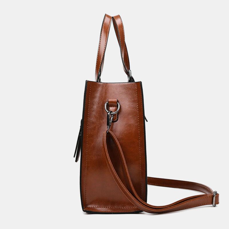 Naisten Retro Suurikokoinen Crossbody Laukku Käsilaukku Reppulaukku