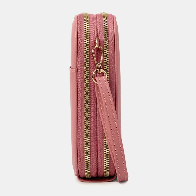 Naisten Soikea Yksivärinen Rento Puhelinlaukku Crossbody Laukut Olkalaukut Clutch Laukut