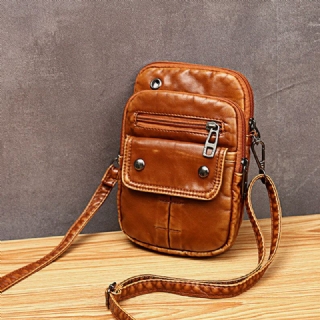 Naisten Vintage Pieni Olkalaukku Crossbody Laukku Puhelinlaukku