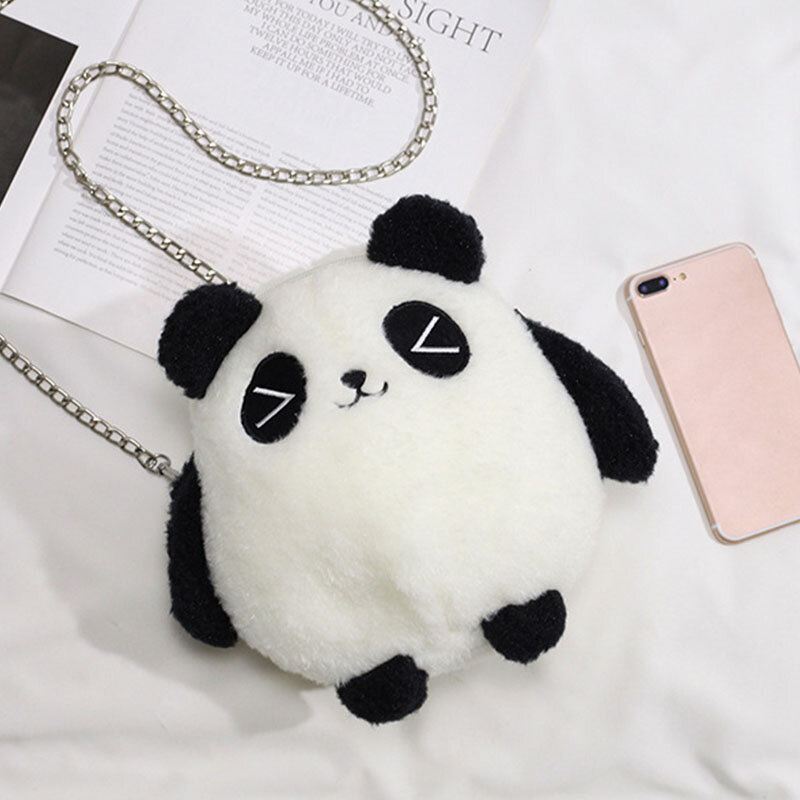 Pekingin Talviolympialaiset 2022 Söpö Panda Dacron Chain Crossbody Laukku