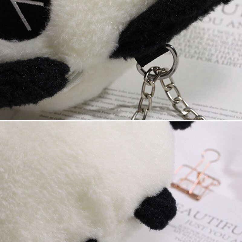 Pekingin Talviolympialaiset 2022 Söpö Panda Dacron Chain Crossbody Laukku