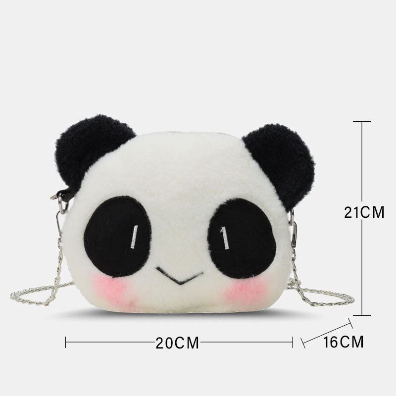 Pekingin Talviolympialaiset 2022 Söpö Panda Dacron Chain Crossbody Laukku