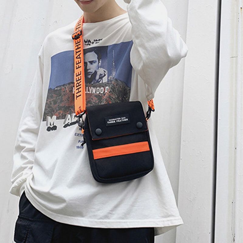 Unisex Nylon Mini Fashion Casual Outdoor Hip-hop Crossbody Laukku Olkalaukku