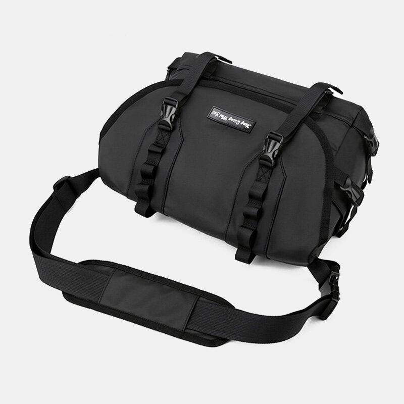 Unisex Nylon Säädettävä Olkahihna Monitaskuiset Crossbody Laukut Rento Taka Varkaudenesto Tasku Olkalaukku Olkalaukku