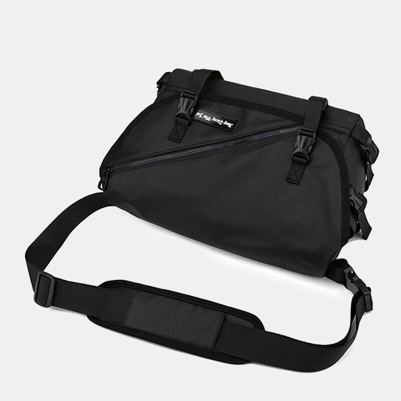 Unisex Suuri Kapasiteetti Takaosa Varkaudenesto Tasku Crossbody Laukut Minimalistinen Solki Nailon Messenger Bag Olkalaukku