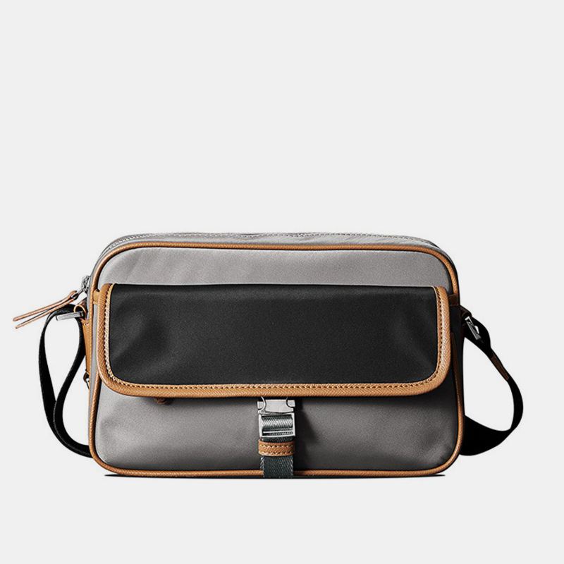 Unisexual Oxfords Cloth Casual Suuri Tilavuus Messenger Bag Kestävä Säädettävä Hihna Crossbody Laukku