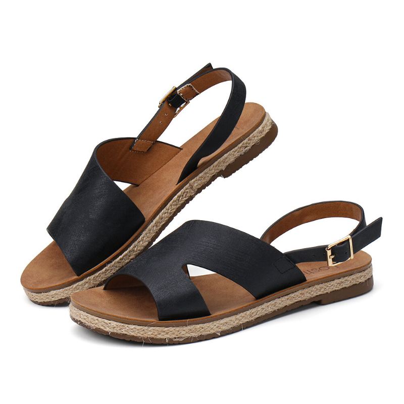 Naisten Yksihihnaiset Rento Slingback-sandaalit