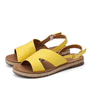 Naisten Yksihihnaiset Rento Slingback-sandaalit