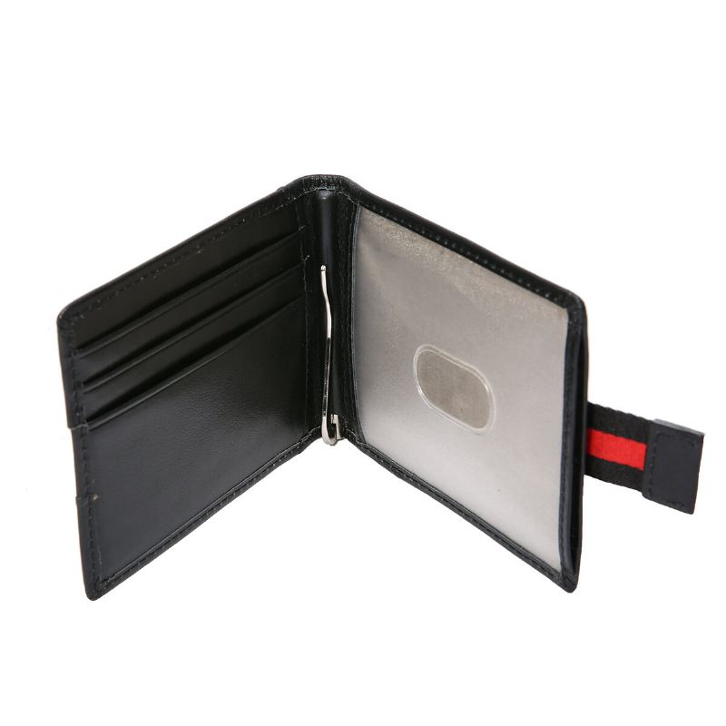 Miesten Slim Bifold Rfid-estolompakot Retro Casual Aito Nahka Lyhyt Monikorttipaikka Korttipidike Rahaklipsi