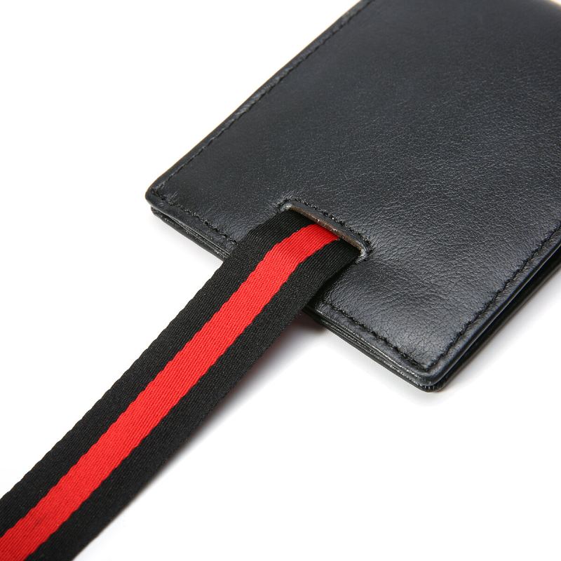 Miesten Slim Bifold Rfid-estolompakot Retro Casual Aito Nahka Lyhyt Monikorttipaikka Korttipidike Rahaklipsi