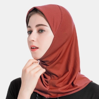Naisten Hijab-huivi Kiinteä Kristallihamppu