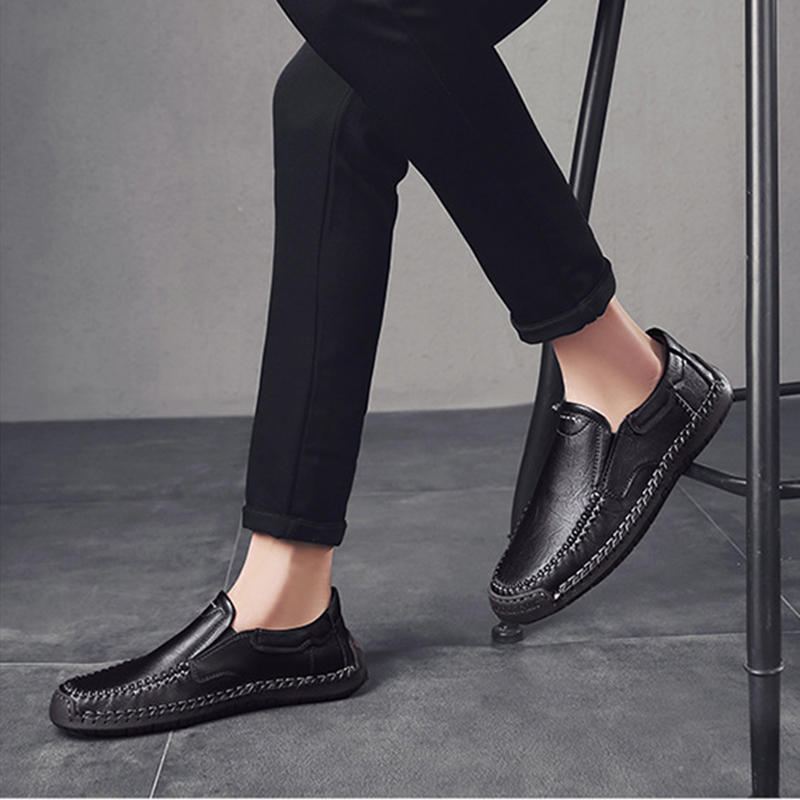 Käsinompeleminen Business Casual Pehmeä Pohjatoimisto Oxfords