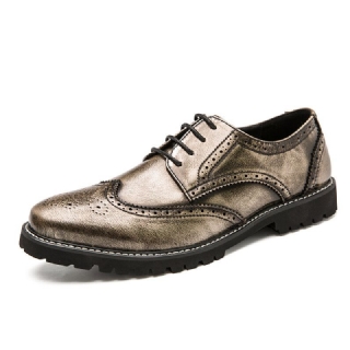 Miesten Brogue Craved Retro Gentleman Dress-kenkiä