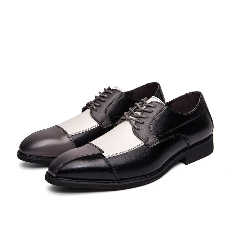 Miesten Pu-nahkaiset Tyylikkäät Oxfords Business Dress-kengät