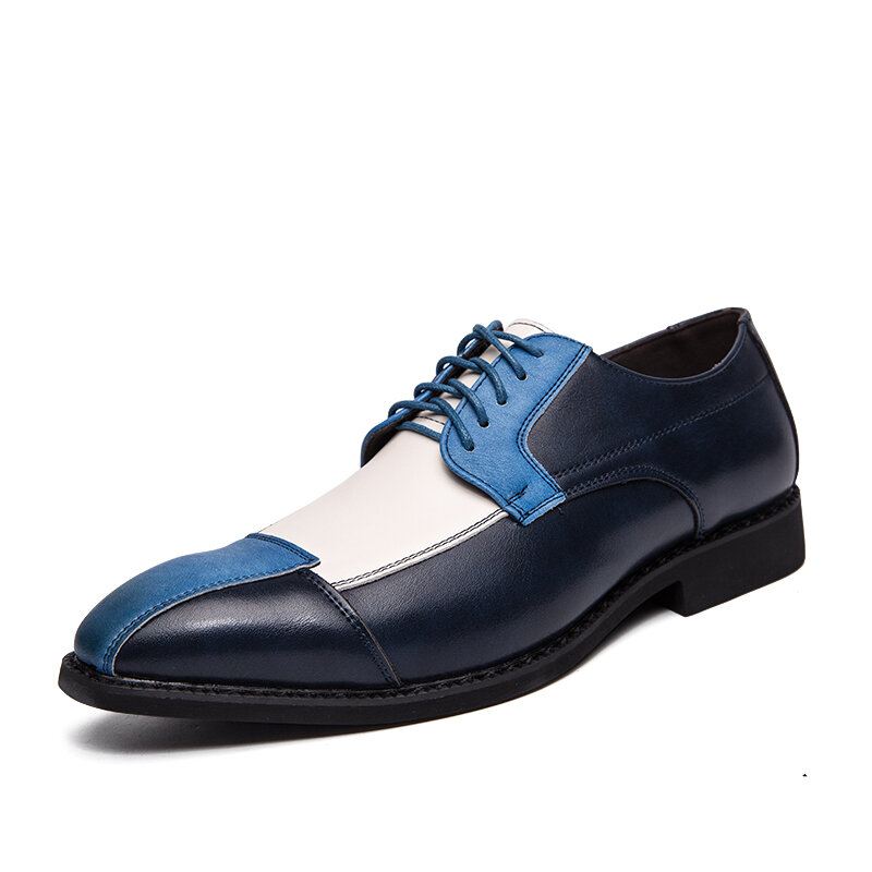 Miesten Pu-nahkaiset Tyylikkäät Oxfords Business Dress-kengät