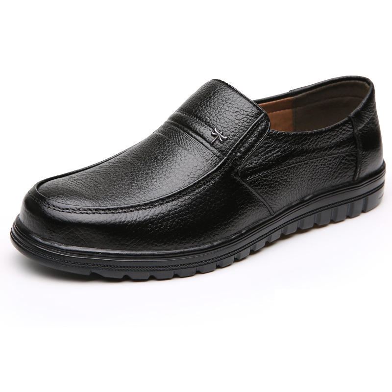 Retro Pure Color Liukumaton Casual Business Oxfords