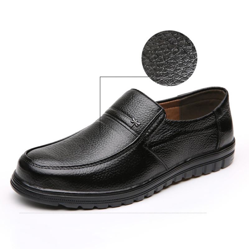 Retro Pure Color Liukumaton Casual Business Oxfords