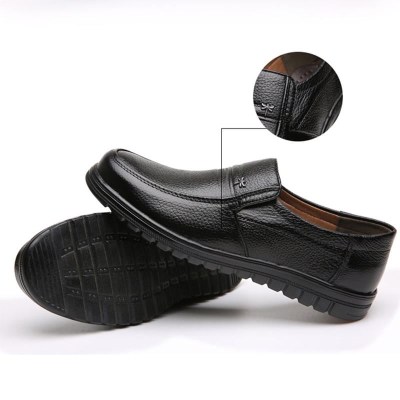 Retro Pure Color Liukumaton Casual Business Oxfords