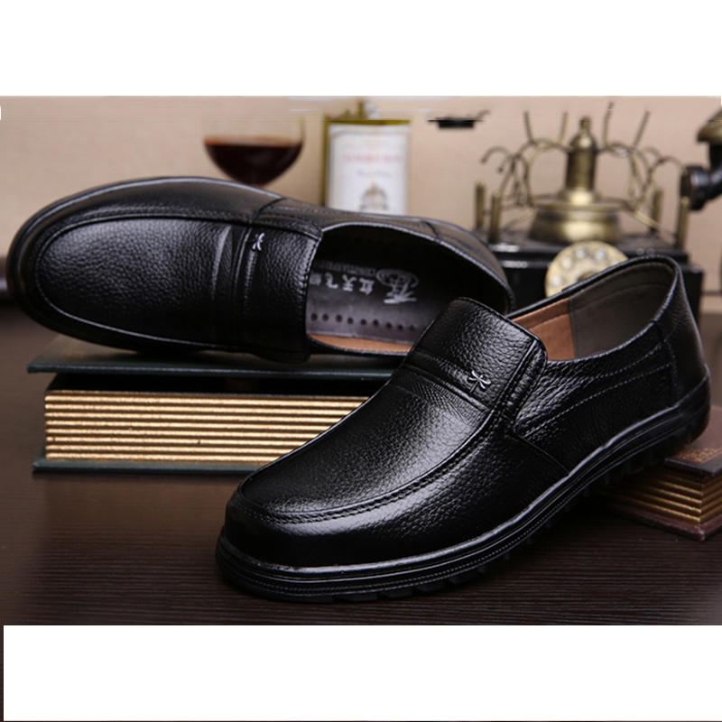 Retro Pure Color Liukumaton Casual Business Oxfords