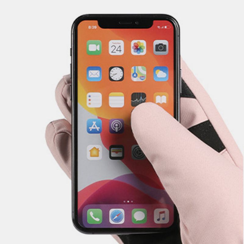 Naiset Screentouch Tuulenpitävä Vedenpitävä Ratsastus Hiihto Lämmin Urheilu Kokosormen Käsineet