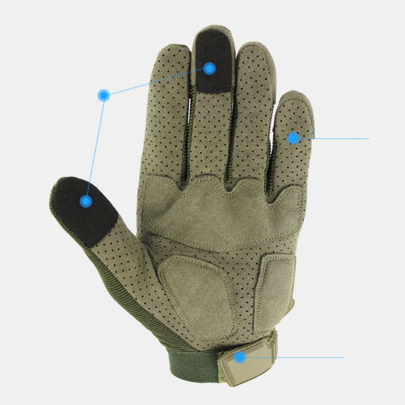 Outdoor Tactical Gloves Taktische Handschuhe Gloves Polkupyörän Pyöräilijä Moottoripyörä Käsineet Ratsastus Luistamattomat Käsineet Kosketusnäytön Suojakäsineet