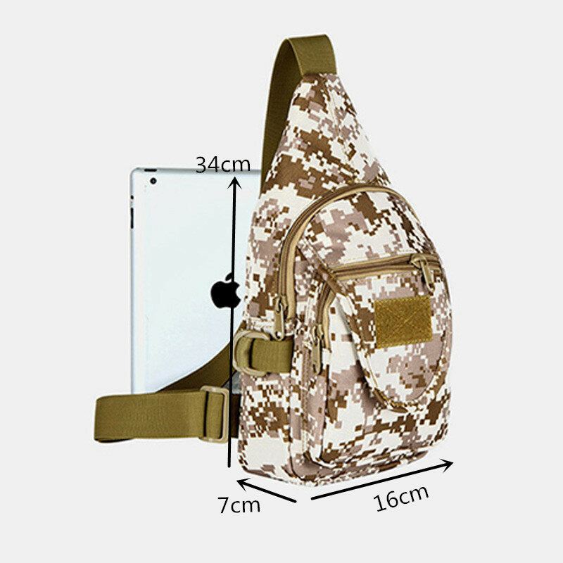 Miesten Oxford Vedenpitävä Monitaskuinen Tactical Sling Crossbody Bag Rintalaukku Sling Bag