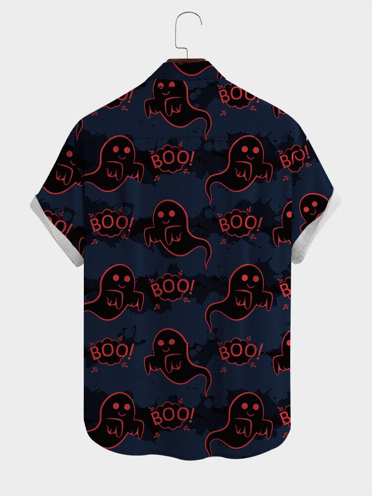 Miesten Halloween Ghost Print-paidat