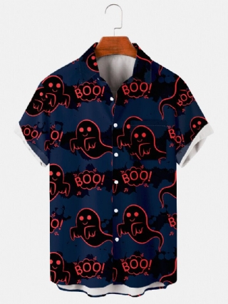 Miesten Halloween Ghost Print-paidat