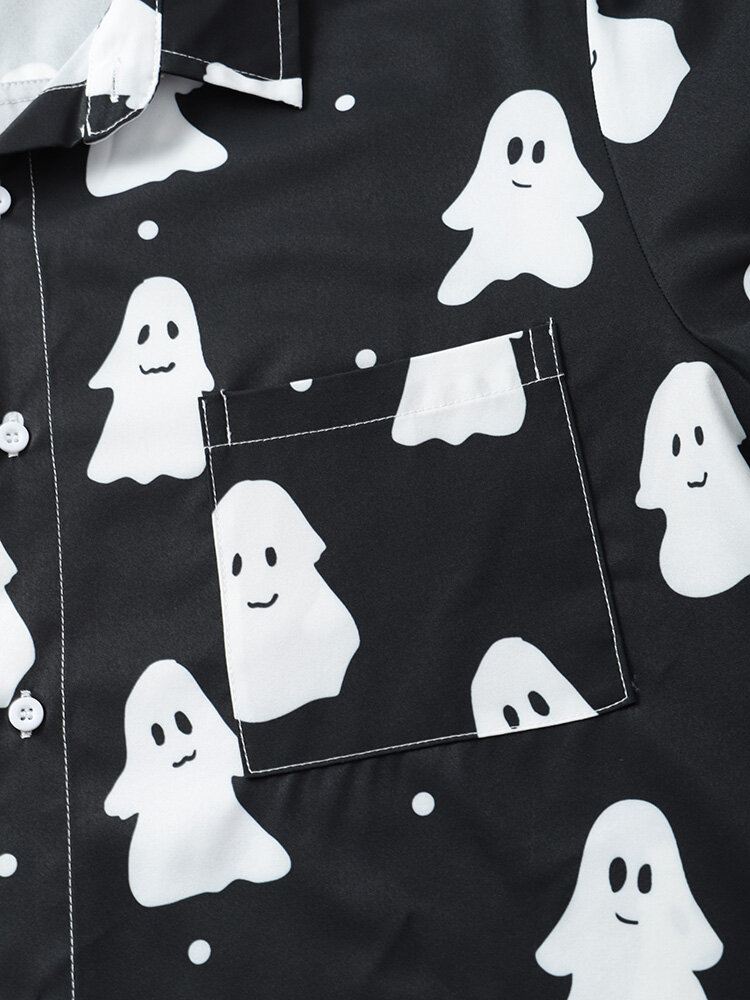 Miesten Rento Ghost-sarjakuva Halloween-paidat