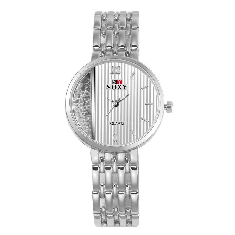 Kristalli Casual Style Naisten Rannekello Ainutlaatuinen Design Quartz Watch