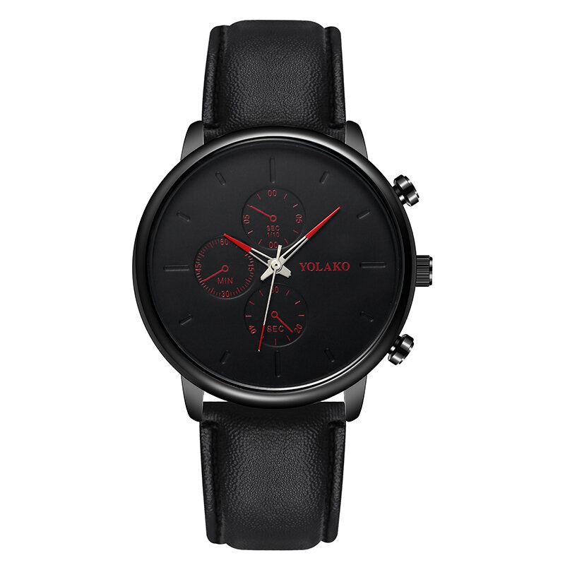 Rento Nahkaranneke Fahsion Miesten Business Watch Quartz Watch