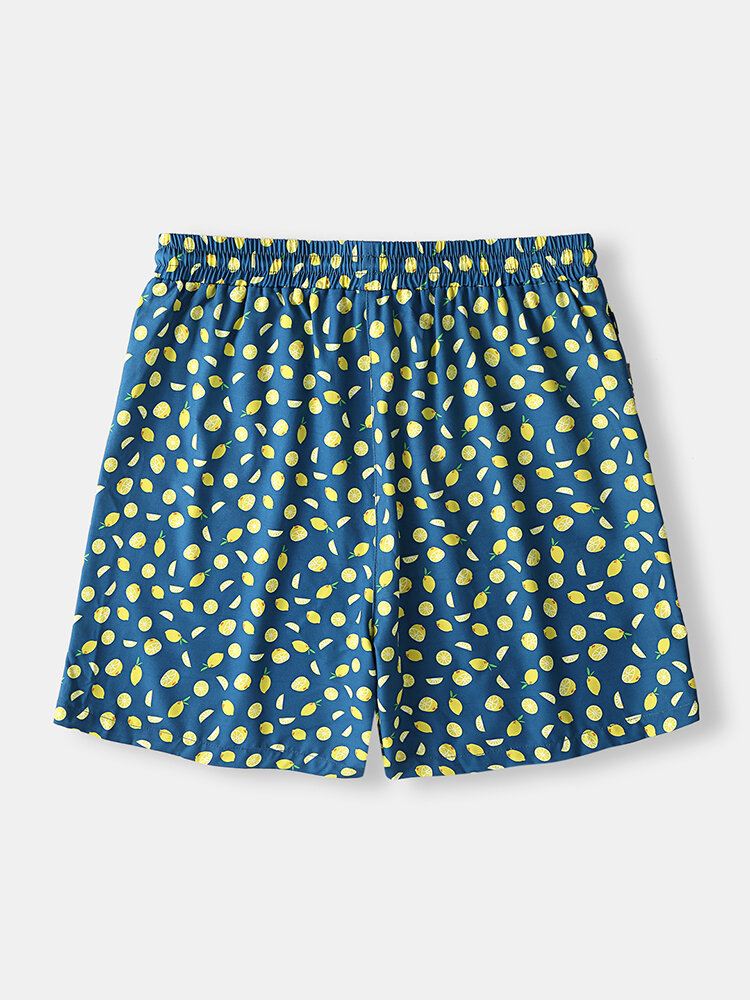 Miesten Holiday Dot Funny Printing Nopeasti Kuivuvat Mini Short Beach Shortsit