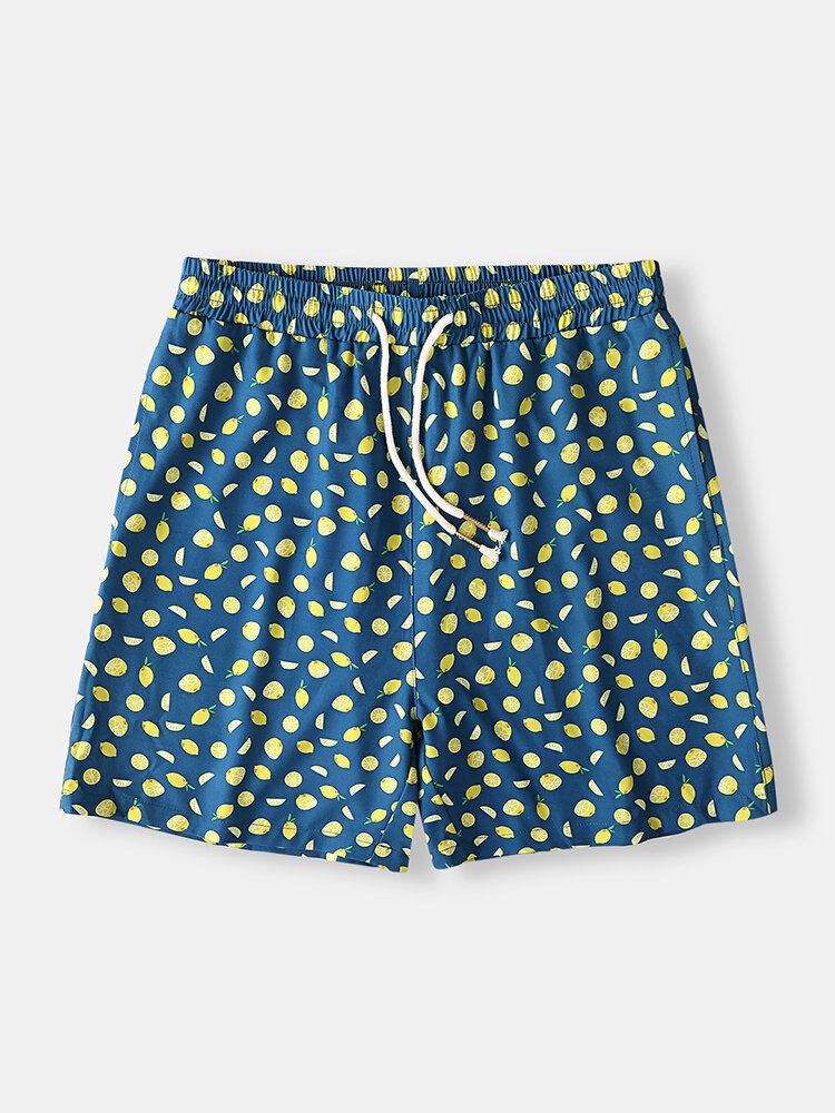 Miesten Holiday Dot Funny Printing Nopeasti Kuivuvat Mini Short Beach Shortsit