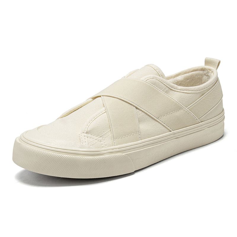 Naisten Rennot Canvas-joustonauhat Slip-on Court Tennarit