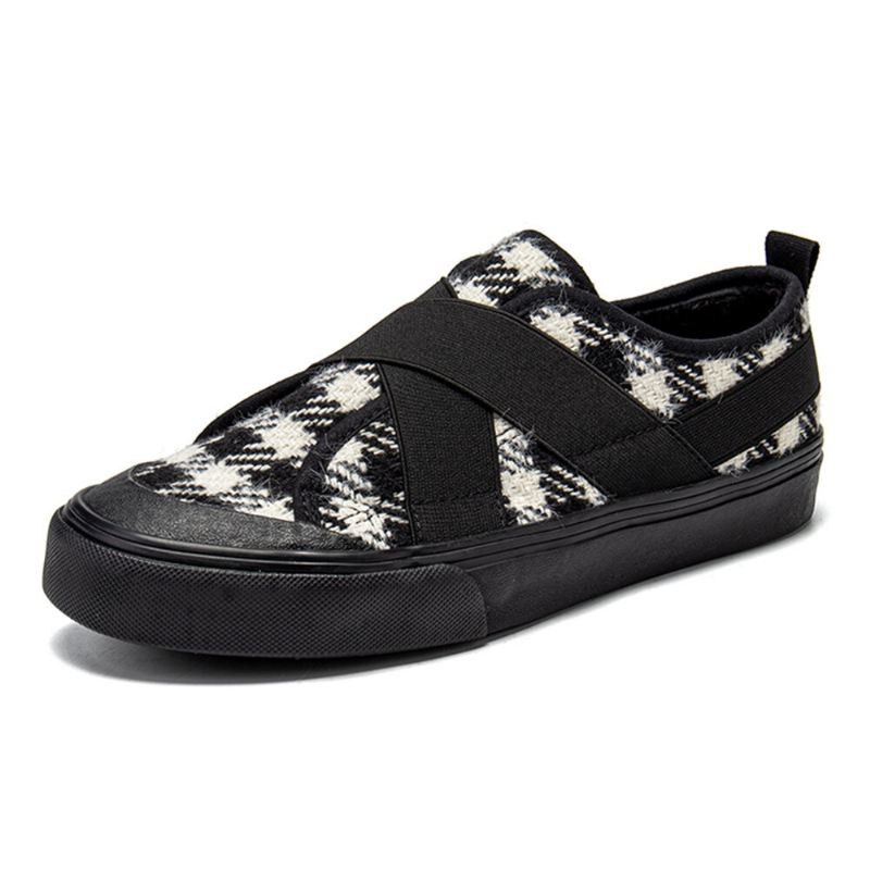 Naisten Rennot Canvas-joustonauhat Slip-on Court Tennarit