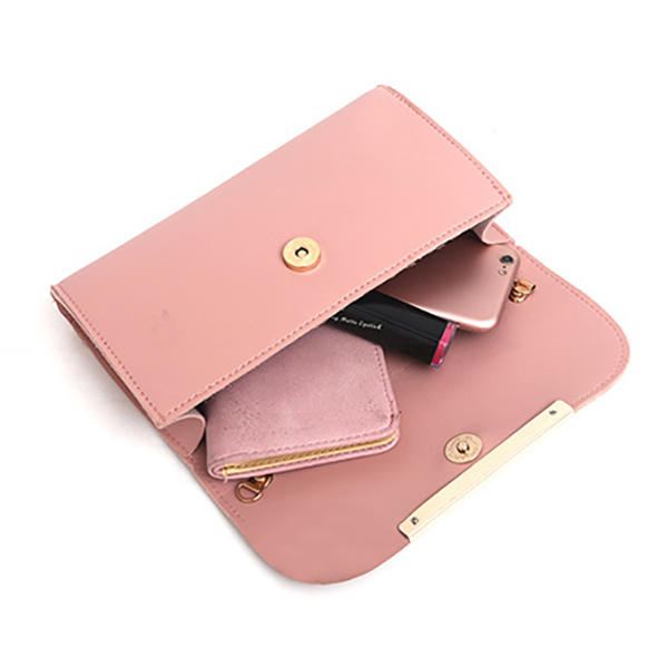 Naisten Tekonahkainen Kolmiosainen Setti Tupsu Käsilaukku Crossbody Bag Clutch Bag